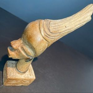 vintage african woman sculpture with jewelry